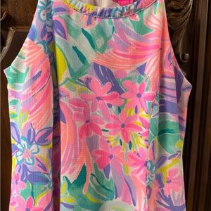 Lilly Pulitzer Kids Dress - Pink, Blue, Green Floral